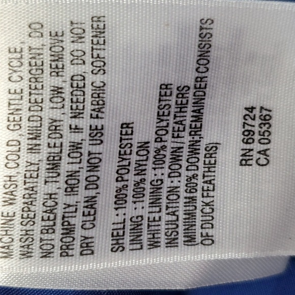 Columbia-Women's Blue Goose Down Insulated Puffer Vest Modern Warm Size L - Picture 5 of 6